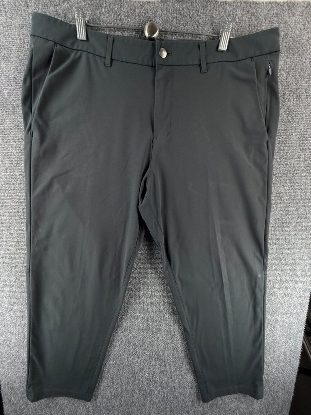 Lululemon Pants Men Size 38 Gray Stretch Casual Belt Loops ACTL 38X26